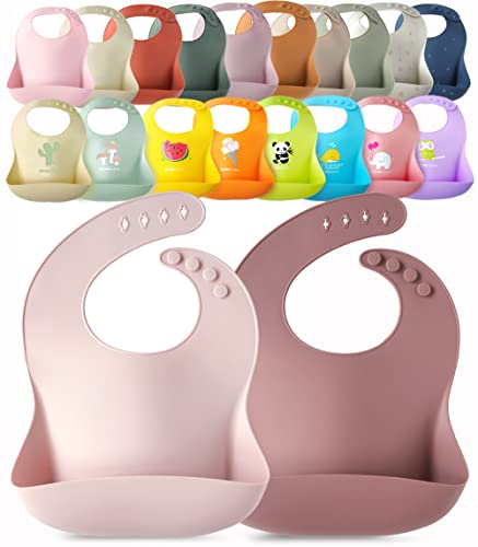 YMCF Products Waterproof Baby Bib 2-Pack