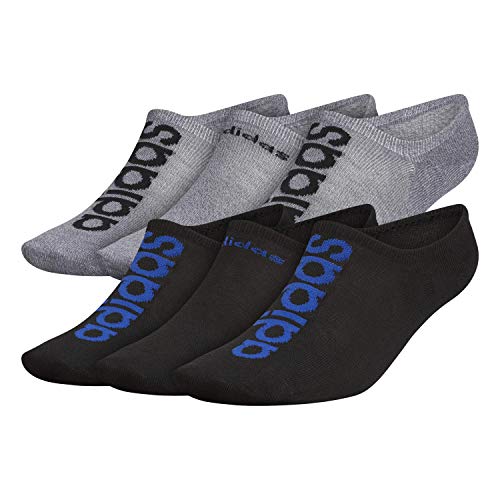 Calcetines invisibles adidas Superlite Linear Super No Show para hombre (paquete de 6)