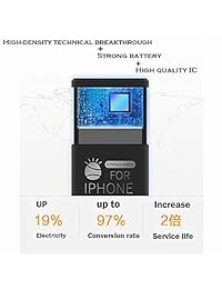 Batería de repuesto compatible con iPhone 6 6S 6 Plus 6SP, batería de iones de litio de gran capacidad con caja de herramientas de reparación [24 meses de garantía]