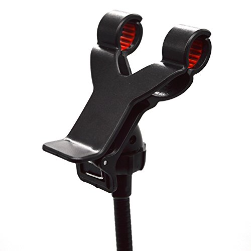 Phone Microphone Holder, eBerry 3 in 1 Metal Gooseneck Microphone Mount