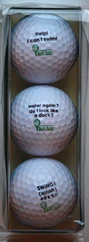 Balltalk Golf Balls - Trapped Series 3-ball Pack Containing 3 Different Balltalk Golf Balls