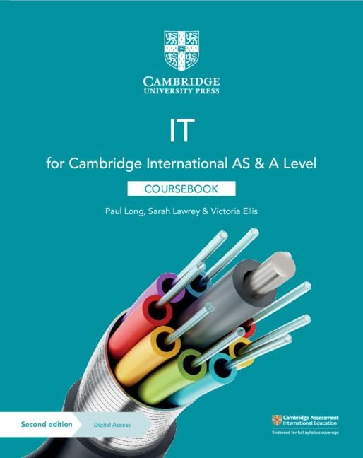 Cambridge International AS and A Level Computer Science Coursebook