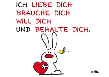 Postkarte A6 Lustig Von Modern Times Ich Liebe Dich