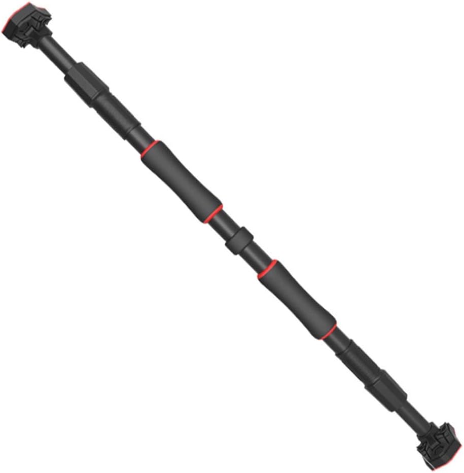 Horizontal Bar On The Door, Household Indoor Pull-Ups Free Punch Free Single Pole -200kg Load-Bearing (Black)