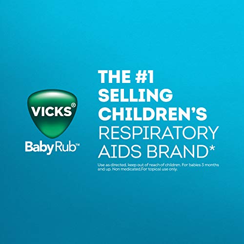 Vicks BabyRub, Chest Rub Ointment with Soothing Aloe, Eucalyptus