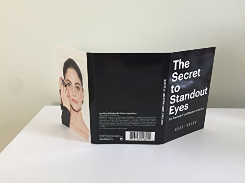 Bobbi Brown the Secret to Standout Eyes: Single-use Gel Eyeliner and Mini Brush Travel Set (Black Ink and Steel Ink Gel Eyeliner)
