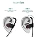 Professional Wireless Bluetooth Headphones Sports Headphones IPX7 Waterproof HD Stereo Noise Reduction Sweat-Proof Ear-Hook Headphones Suitable for Running Fitness 8 Hours Battery