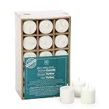 Hosley Set of 30 Unscented Votive Candles White. Up to 10 Hour Burn Time Bulk Buy for Weddings Birthdays Holidays Restaurants Events Emergency Light Spa Aromatherapy Everyday Use