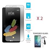for Straight Talk LG Stylo 2 4g LTE CDMA / GSM Tempered Glass Screen Protector X 2 Pieces