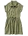 Crazy 8 Big Girls' Olive Shirt Dress