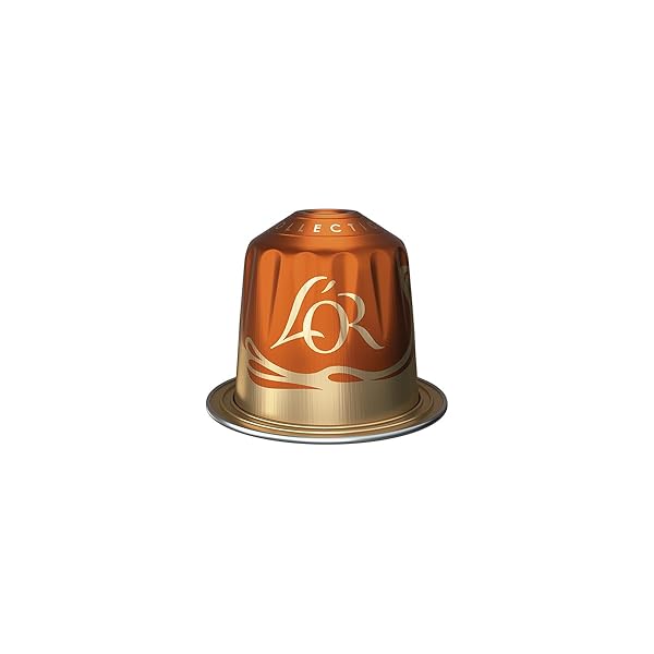 L’OR ESPRESSO CAPSULES, 10 COUNT CARAMEL, SINGLE-SERVE ALUMINUM COFFEE CAPSULES COMPATIBLE WITH THE L’OR BARISTA SYSTEM & *NESPRESSO ORIGINAL MACHINES, 10 COUNT (PACK OF 1)