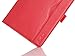Procase Galaxy Tab E 8.0 Case -PU Leather Stand Folio Case Cover for Galaxy Tab E 8.0 2016 SM-T375/ SM-T377/SM-T378 Tablet, Multiple Viewing Angles with Document Card Pocket -Red