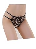 Sexyangels Womens Open Crotch Underwear Thongs Lace G-Strings Sexy Panties, Camouflage, One Size