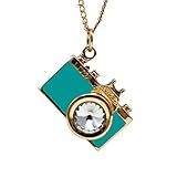 New Retro Camera Photographer Necklace in Green