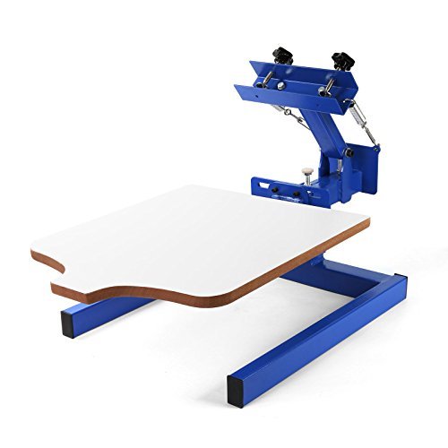 OrangeA Screen Printing Machine Silk Screen Printing Machine Screen Printing Press 1 Color 1 Station Removable Pallet Special Design (1 Color 1 Station)