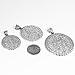 925 Sterling Silver Aztec Charm Mayan Calendar Pendant