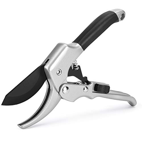 iVenkich Professional Garden Pruning Shears, Premium Utility Pruning Shears, Hand Pruner, Tree Trimmers Secateurs, Pruning Scissors with High-Strength Carbon Steel Blade