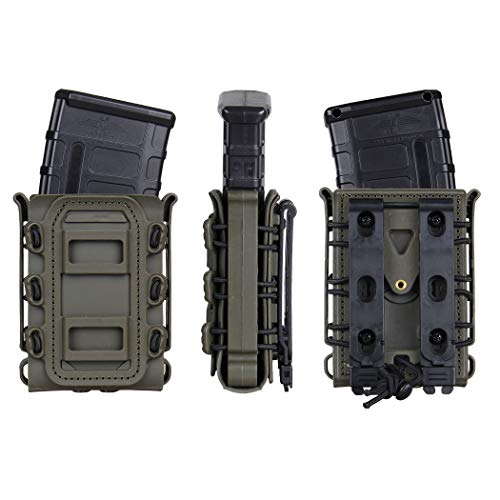 IDOGEAR 5.56mm 7.62mm Tactical Magazine Pouch Airsoft Hunting Shooting Molle Fastmag Soft Shell Mag  - //coolthings.us