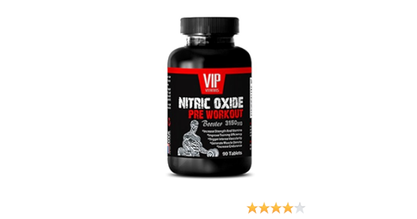 Amazon Com Nitric Oxide Powder With L Arginine And L Glutamine Nitric Oxide Pre Workout Booster 3150mg 1 Bottle 90 Tablets Health Personal Care