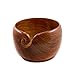 Darn Good Yarn One of A Kind | Handcrafted Jumbo Wooden Yarn Bowl | Yarn Holder and Organizer for Tangle-Free Knitting & Crocheting | Perfect Gift Bowl