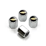 Chevrolet Chevy Gold Bowtie Logo Valve Stem Caps (Set of 4)
