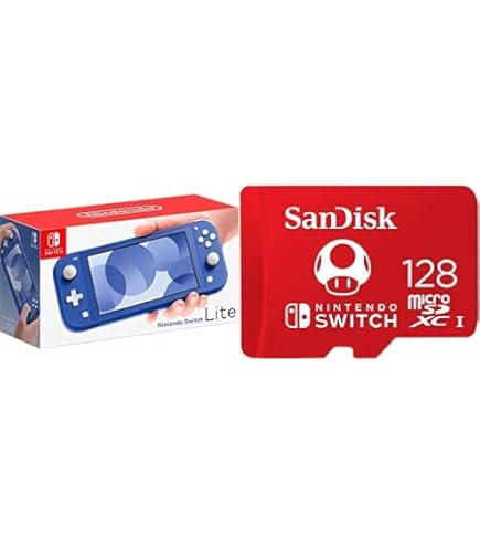 Amazon.com: Nintendo Switch Lite - Turquoise with SanDisk 128GB