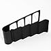 Remote Control Organizer, Metal Space Saving TV Remote Control Shelf Remote Storage Caddy Holder Black and White for Desk Table