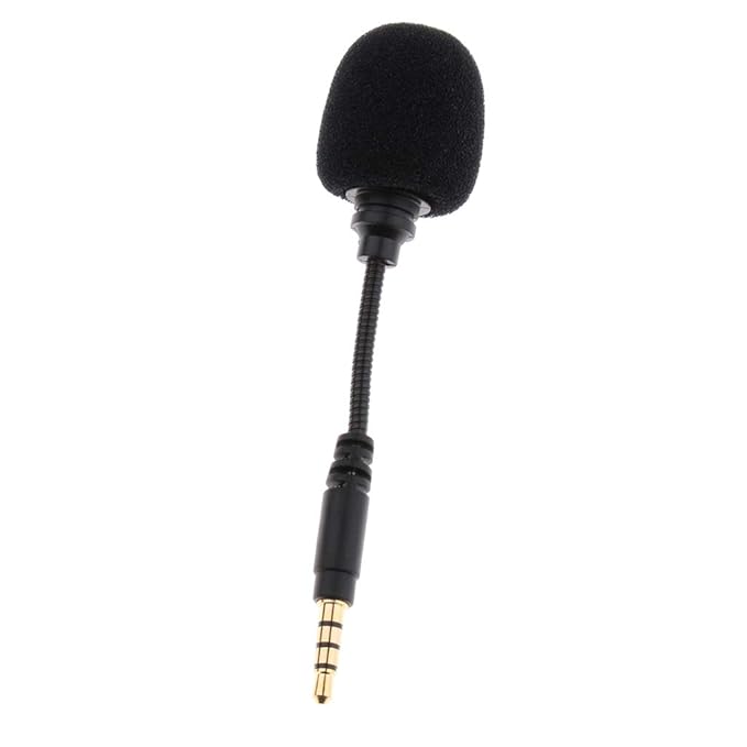 Street27 Mini Condenser Microphone Mono 3.5mm Plugin Mic for PC Laptop