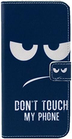 iPhone 6 Plus 5.5 inch Case, LEXY PU Leather Full Body Case with Credit ID Cards Holders & Stand for iPhone 6 Plus 5.5 inch with Screen Protector and Stylus (Angry Face)