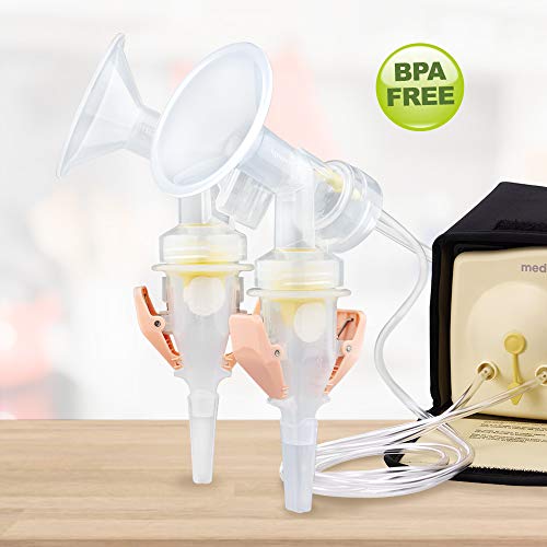 image for Maymom Narrow Neck (Standard) Breastmilk Storage Bag Adapters for Amed