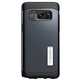 Galaxy Note 7 Case, Spigen® [Slim Armor] AIR CUSHION [Metal Slate] Air Cushioned Corners / Dual Layer Protective Case for Galaxy Note 7 (2016) - (562CS20380)