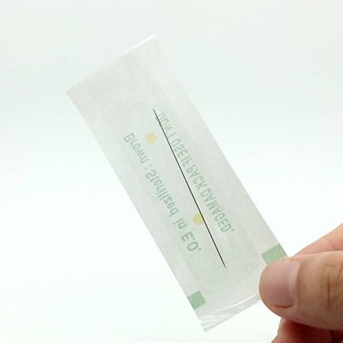 200pcs 1rl Tattoo Needles Disposable Sterilized Microblading Blades For Eyebrow Pen Machine Permanent Makeup Kit