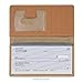 Cherry Blossoms Personal Leather Checkbook Cover for Top Tear Personal Checks