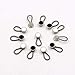 12pcs, Collar Extenders,Neck Extender Button Invisible for Men Shirts Suits Trouser, Coat, Shirts Adds 1 in Instantly (White, Black)