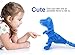 Zooawa Dinosaur Stuffed Animal Toys, Cute Soft Plush T-Rex Tyrannosaurus Dinosaur Stuffed Animal Figure, Dino Toys Birthday Valentines Day Gifts for Baby Girl Boy Kids, 13 x 10.5 x 6 Inch, Blue