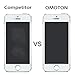 [4 Pack] OMOTON Tempered Glass Screen Protector Compatible with iPhone SE(2016)/5S/5C/5