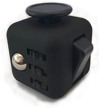 Cattle Fidget Cube Relieves Stress And Anxiety for Children and Adults (Black, 9)