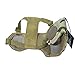 NO B Tactical Foldable Mesh Mask with Ear Protection for Airsoft Paintball with Adjustable Baseball Cap (CAMO)