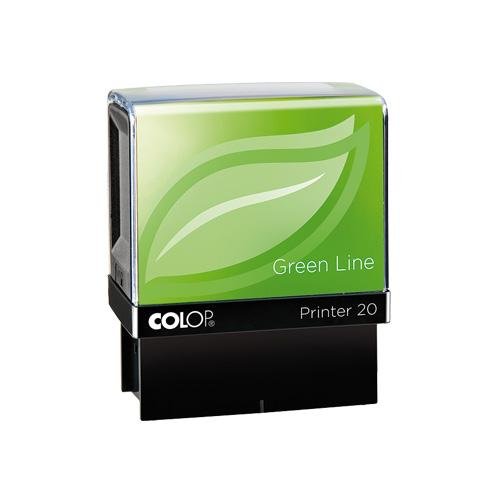 COLOP P20GLSIG Signed Unchecked Green Line Word Stamp
