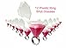 Bachelorette Bride Party Ultimate All In One Bundle; Including 1 White Bridal Wedding Veil, Set of 12 Shot Glass Rings, and 12 Bride Tribe Temporary Tattoos Made From Shiny Metallic Gold Foil