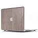 MacBook Air 13 Case, PapyHall 2 in 1 MacBook Air Protect Case Distinctive Wood Printing Plastic Hard Shell Cover Case for Apple MacBook Air 13 inch Model:A1369 / A1466 - (Wood - Burlywood)