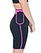 Delfin Spa Women's Heat Maximizing Neoprene Exercise and Anti-Cellulite Shorts, Pink, X-Large