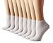 Women's 8 Pack No Show Athletic Running Socks