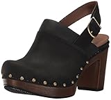 Dansko Women's Delle Dress Pump, Black Milled Nubuck, 40 EU/9.5-10 M US