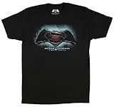 DC Comics Batman V Superman Dawn of Justice Movie Art Graphic T-Shirt