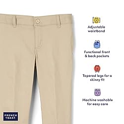 French Toast Girls Size' Stretch Twill Skinny Leg