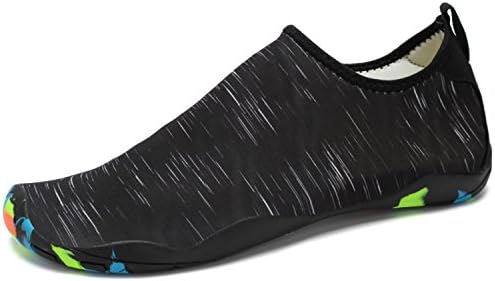 ROCOKE Men Women Water Shoes Drainage Holes Barefoot Quick-Dry Sports Aqua Shoes for Swim Beach Garden