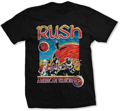 Amazon.com: Rush Unisex Tee: Moving Pictures Tour - XX-Large