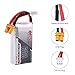 GAONENG 600mAh LiPo Battery Pack 2S 7.4V 50C XT30 Connector for FPV Racing Drone