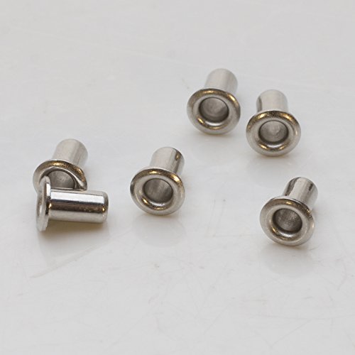 Pack of 24 Silver-Colored Eyelets - 5/32
